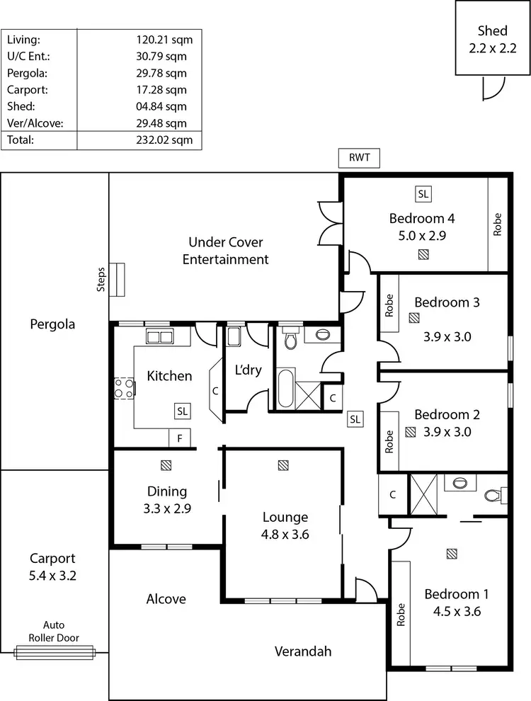Floorplan of Homely house listing, 9 Grandview Grove, Magill SA 5072