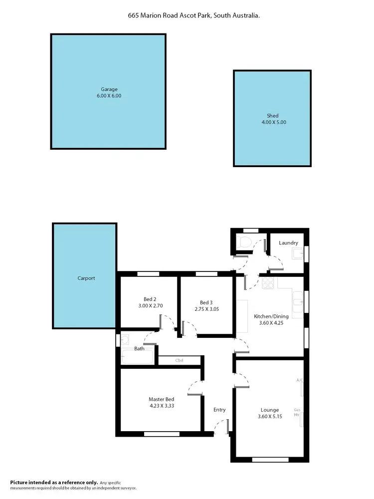 Floorplan of Homely house listing, 665 Marion Road, Ascot Park SA 5043