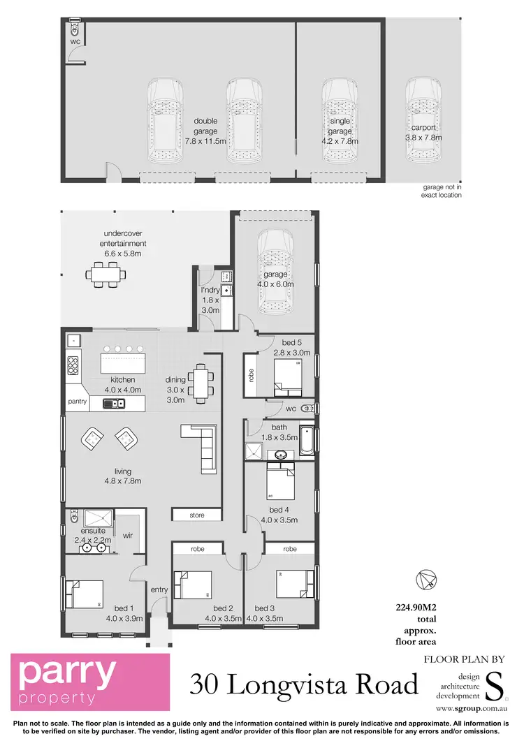 Floorplan of Homely house listing, 30 Longvista Road, Blackstone Heights TAS 7250