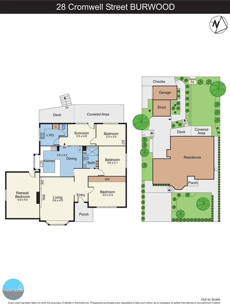 Floorplan of Homely house listing, 28 Cromwell Street, Burwood VIC 3125