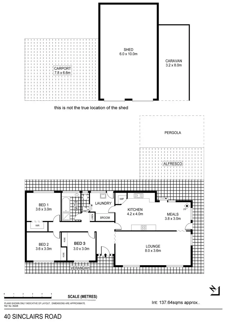 Floorplan of Homely house listing, 40 Sinclairs Road, Strathfieldsaye VIC 3551