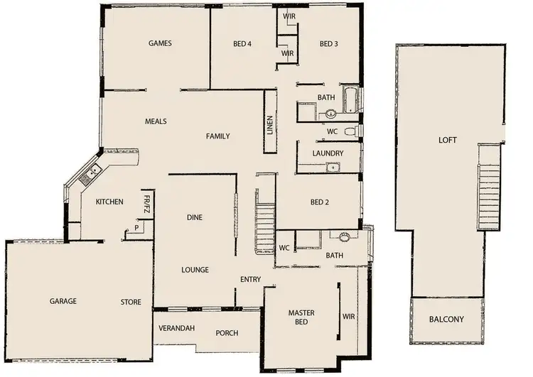 Floorplan of Homely house listing, 34 Dampier Avenue, Falcon WA 6210