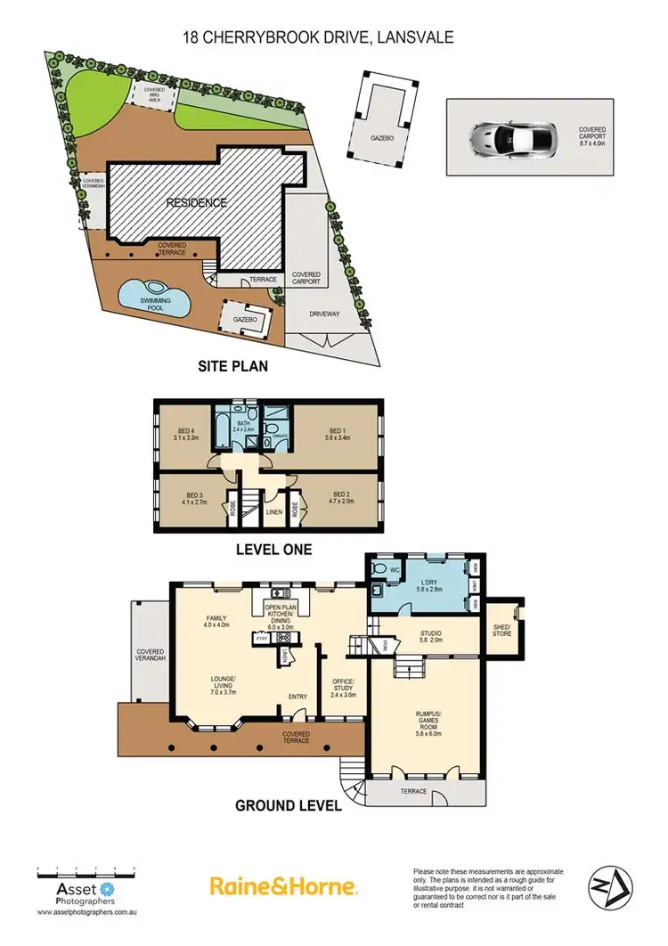 Floorplan of Homely house listing, 18 Cherrybrook Rd, Lansvale NSW 2166