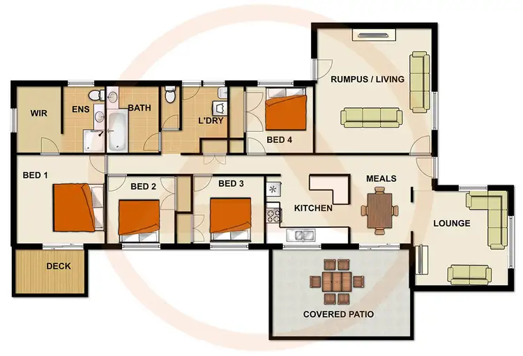 Floorplan of Homely house listing, 3 Dunraven Cl, Durack QLD 4077