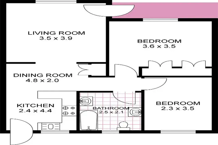 Floorplan of Homely unit listing, 3-7 Clifton Street, Camden Park SA 5038