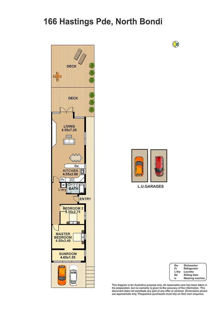 Floorplan of Homely house listing, 166 Hastings Parade, North Bondi NSW 2026