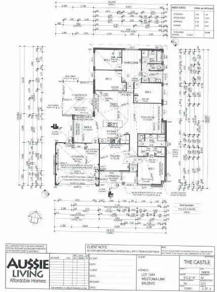 Floorplan of Homely house listing, 9 Westonia Link, Baldivis WA 6171