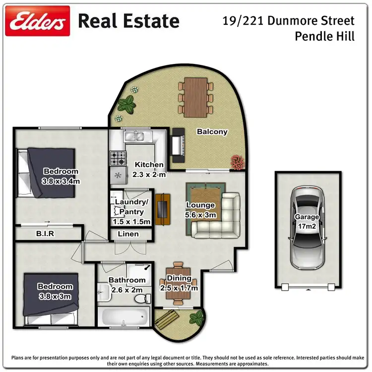 Floorplan of Homely unit listing, 19/221 Dunmore Street, Pendle Hill NSW 2145