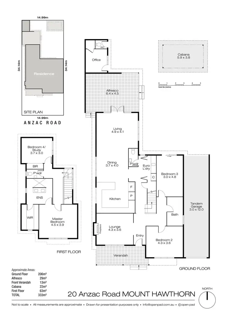 Floorplan of Homely house listing, 20 Anzac Road, Mount Hawthorn WA 6016