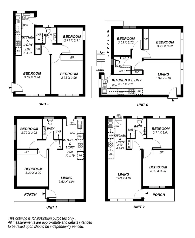 Floorplan of Homely unit listing, 3,1 Queens Road, Camden Park SA 5038