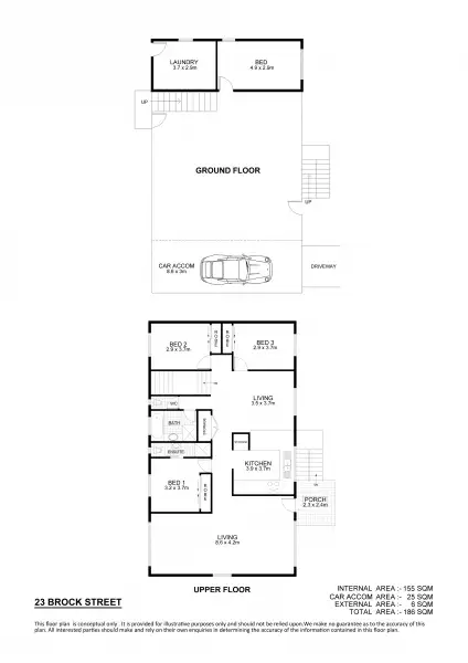 Floorplan of Homely house listing, 23 Brock Street, Aitkenvale QLD 4814