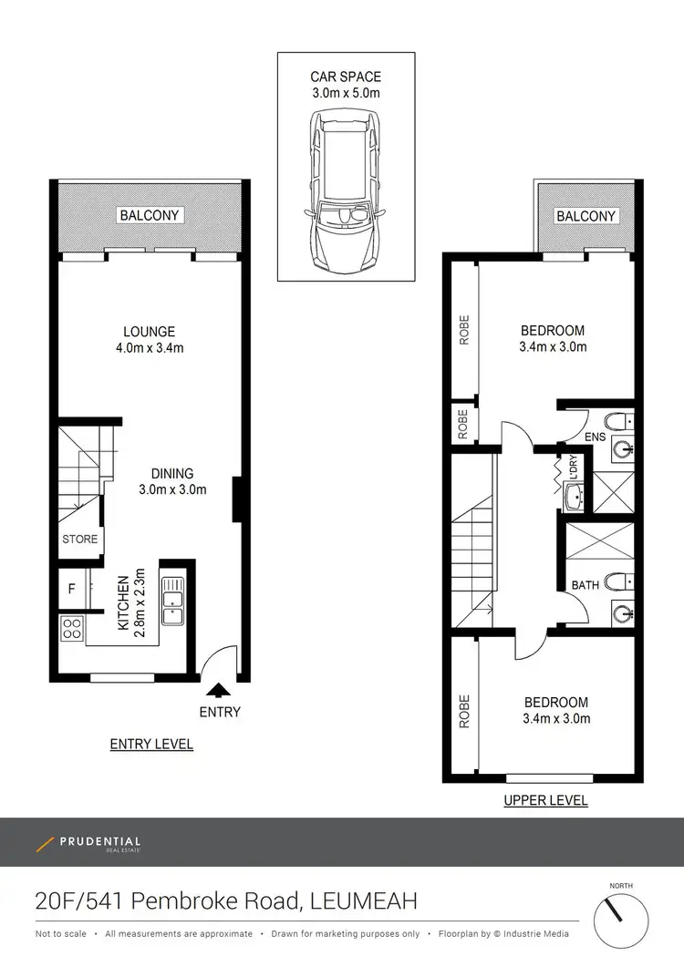 Floorplan of Homely unit listing, 20F/541 Pembroke Road, Leumeah NSW 2560