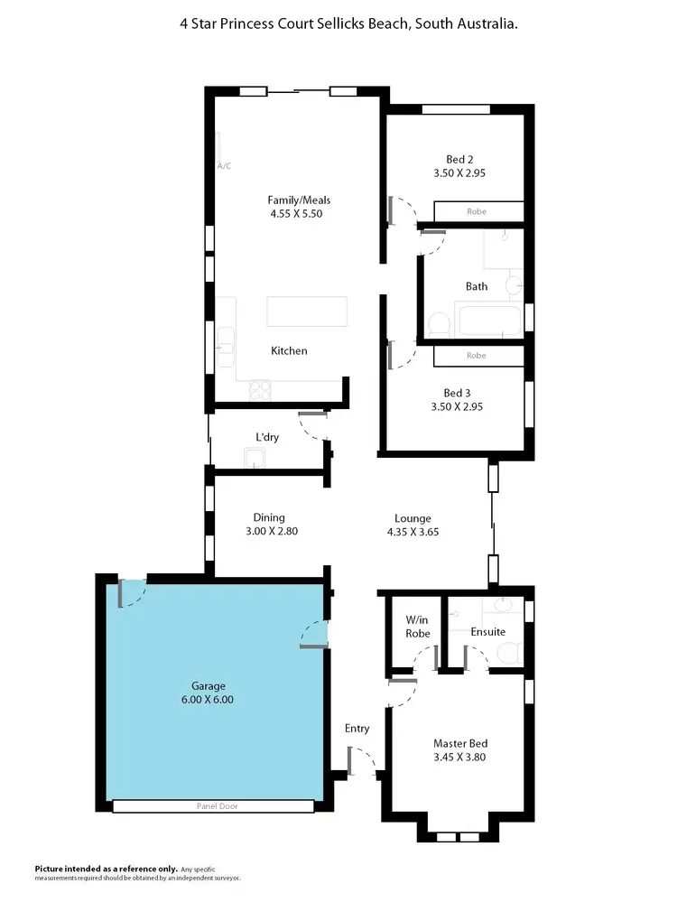 Floorplan of Homely house listing, 4 Star Princess Court, Sellicks Beach SA 5174