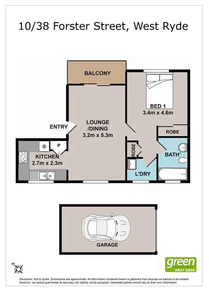 Floorplan of Homely unit listing, 10/38 Forster Street, West Ryde NSW 2114