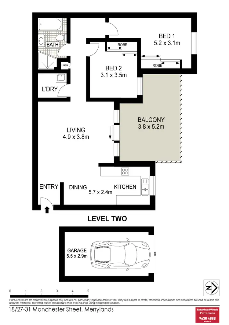 Floorplan of Homely unit listing, 18/27-31 Manchester Street, Merrylands NSW 2160