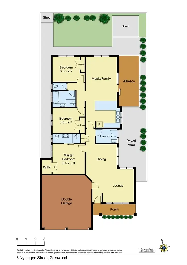 Floorplan of Homely house listing, 3 Nymagee Street, Glenwood NSW 2768