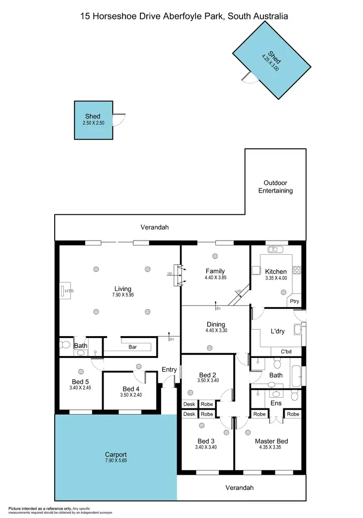 Floorplan of Homely house listing, 15 Horseshoe Drive, Aberfoyle Park SA 5159