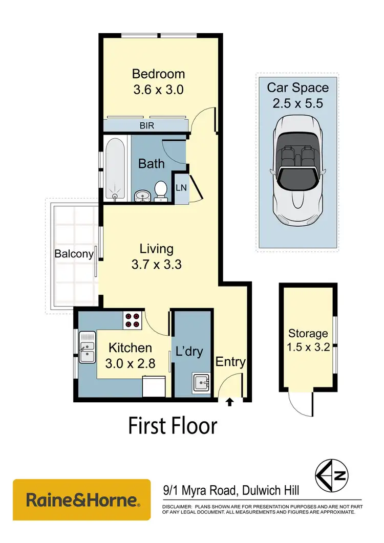 Floorplan of Homely apartment listing, 9/1-5 Myra Road, Dulwich Hill NSW 2203