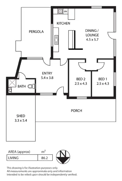 Floorplan of Homely house listing, 34 Wellington Avenue, Sellicks Beach SA 5174