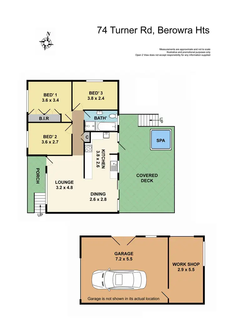 Floorplan of Homely house listing, 74 Turner Road, Berowra Heights NSW 2082