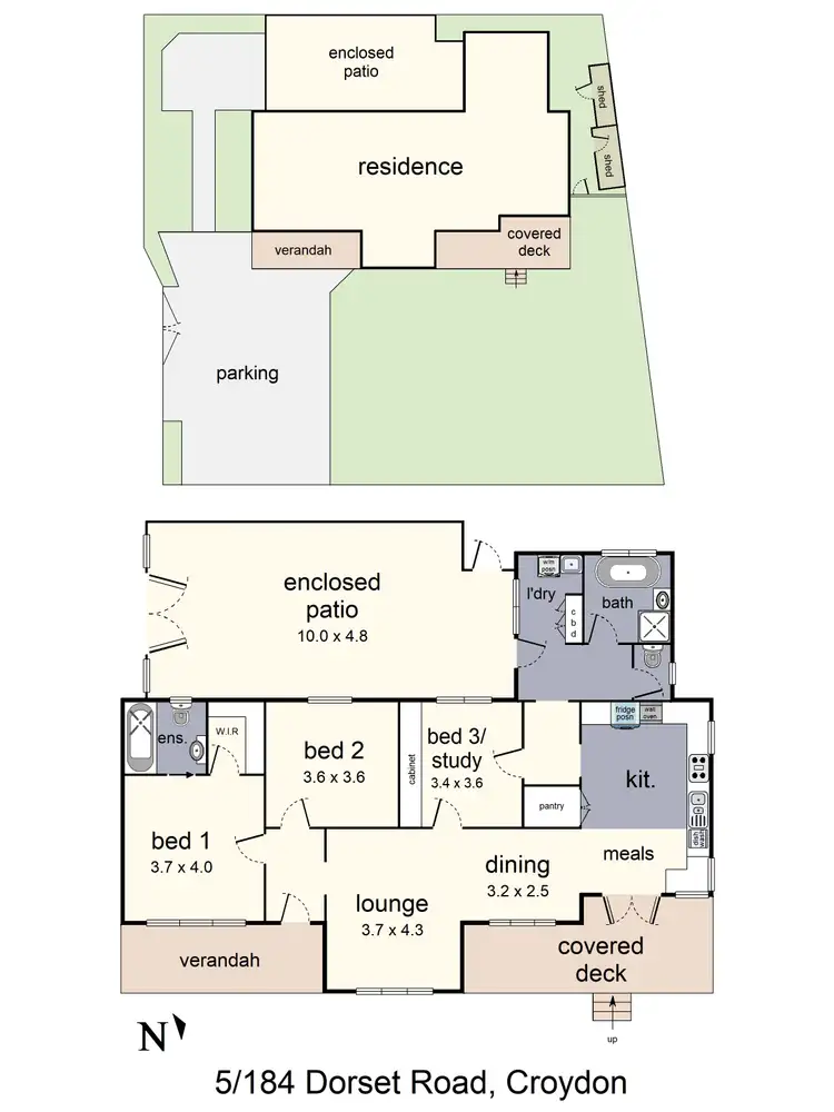Floorplan of Homely house listing, 5/184 Dorset Road, Croydon VIC 3136