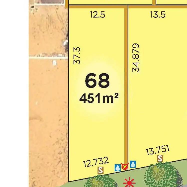 Floorplan of Homely land listing, Lot 68 Campine Drive, Southern River WA 6110