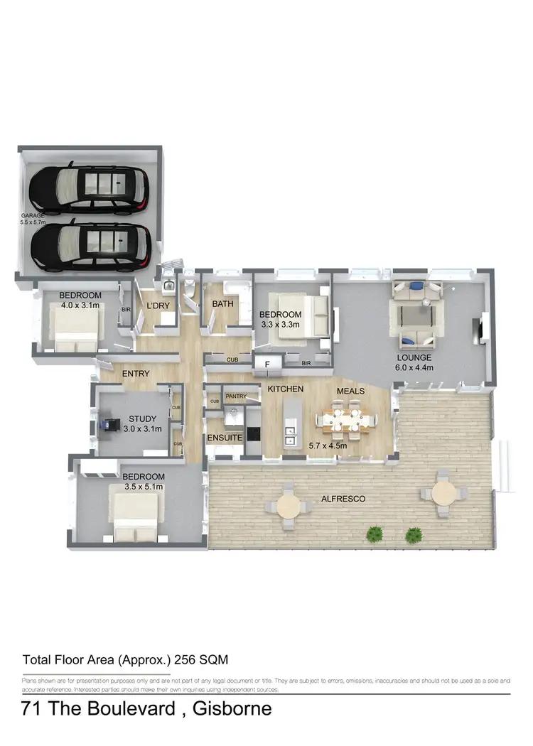 Floorplan of Homely house listing, 71 The Boulevard, Gisborne VIC 3437