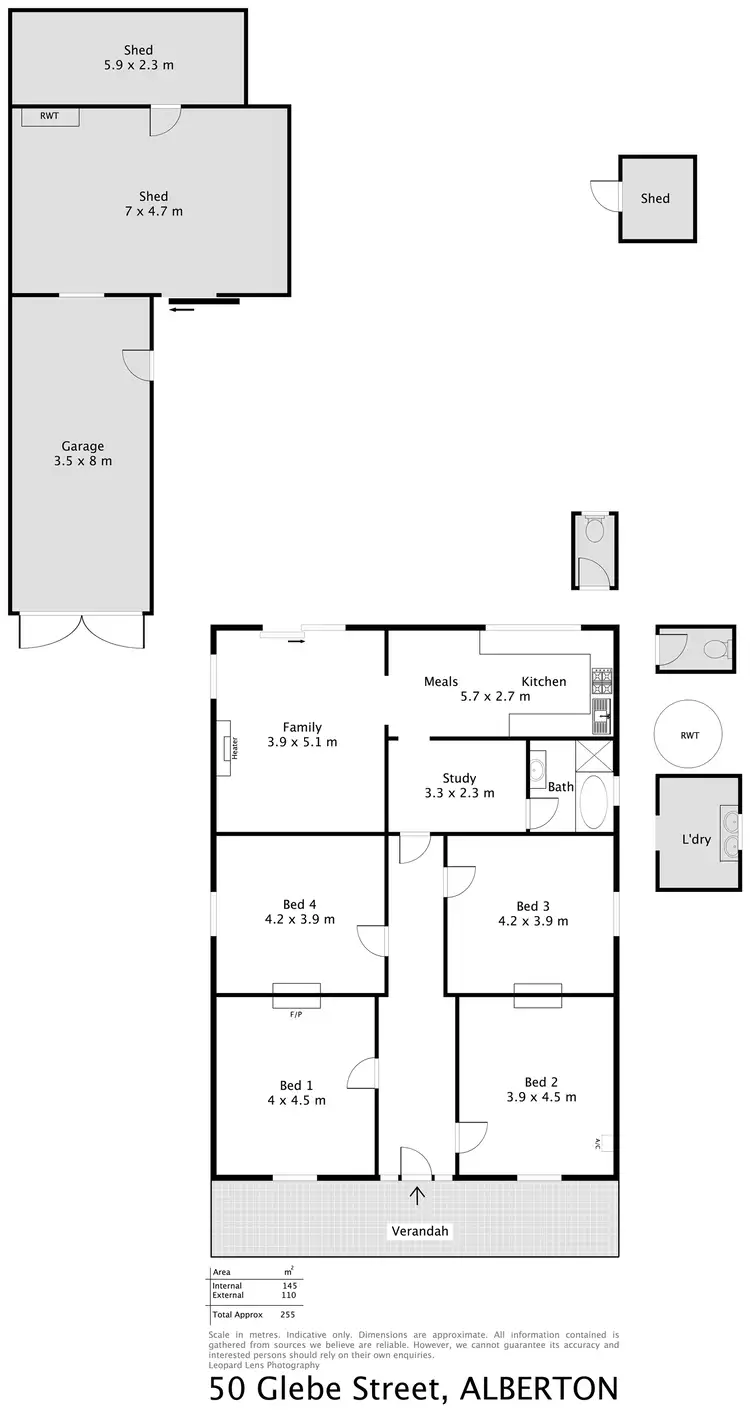 Floorplan of Homely house listing, 50 Glebe Street, Alberton SA 5014
