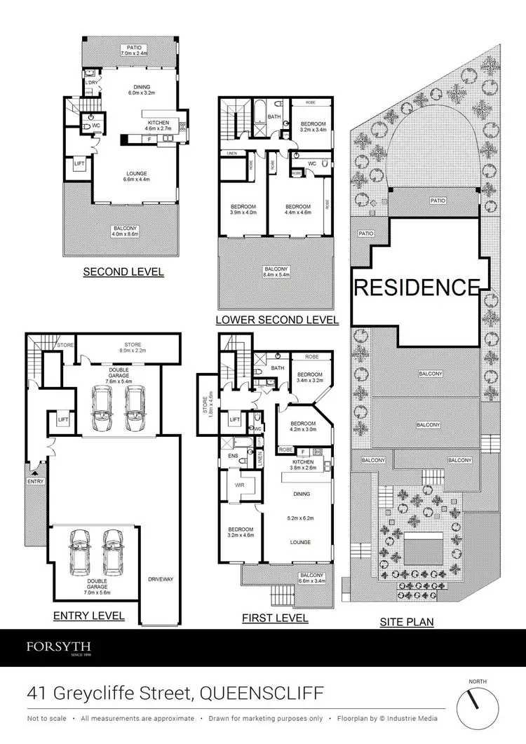 Floorplan of Homely apartment listing, 1 & 2/41 Greycliffe Street, Queenscliff NSW 2096