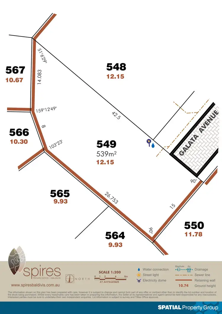 Floorplan of Homely land listing, Lot 549 Galata Ave, Baldivis WA 6171