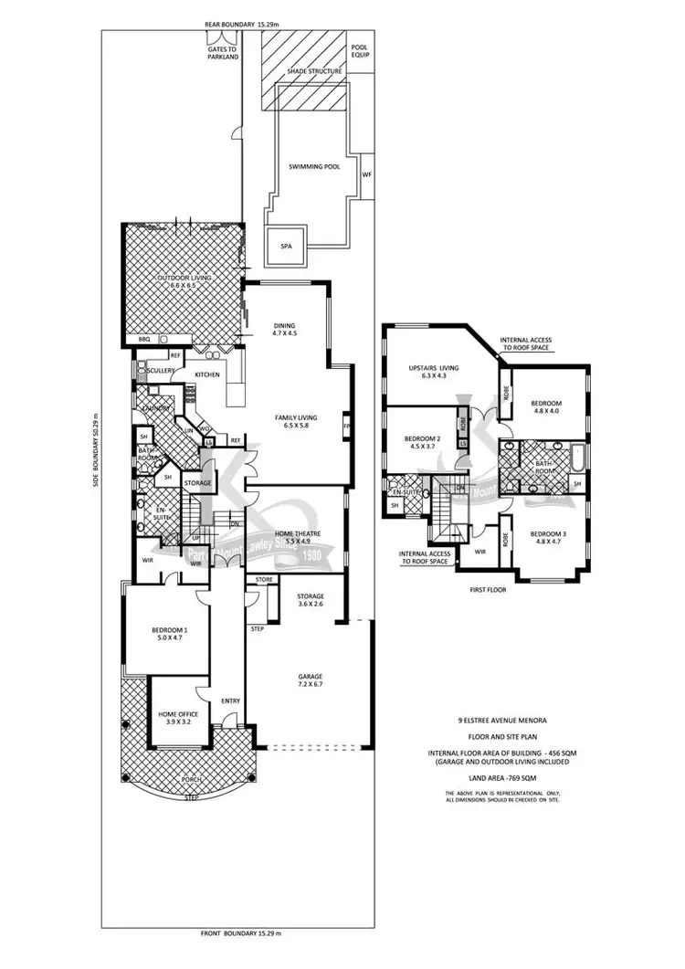 Floorplan of Homely house listing, 9 Elstree Avenue, Menora WA 6050