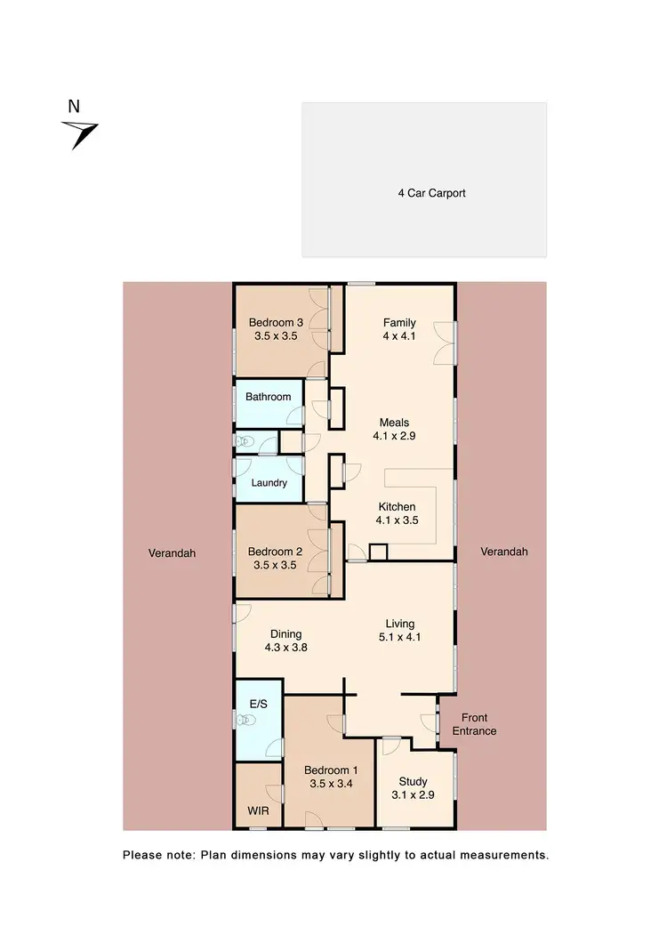 Floorplan of Homely house listing, 89 Nintingbool Road, Nintingbool VIC 3351