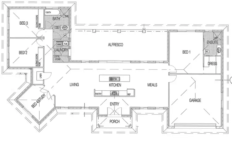 Floorplan of Homely house listing, 55 The Heights, Tamworth NSW 2340