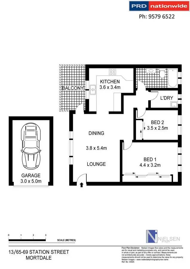 Floorplan of Homely unit listing, 13/65-69 Station Street, Mortdale NSW 2223