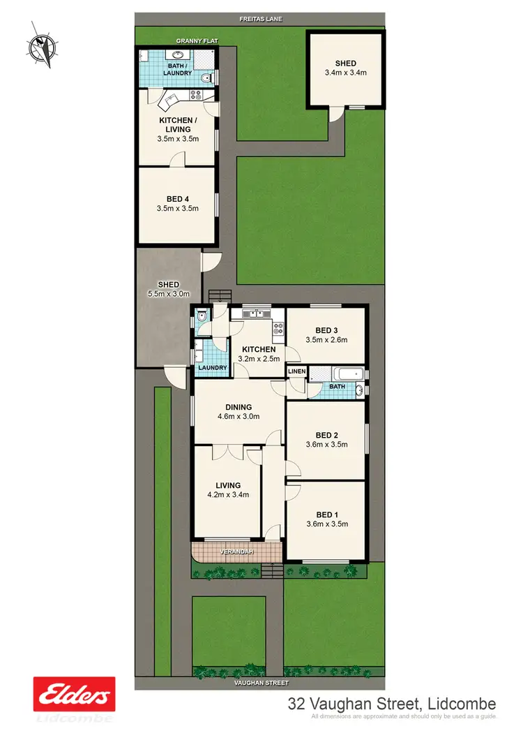 Floorplan of Homely house listing, 32 VAUGHAN STREET, Lidcombe NSW 2141
