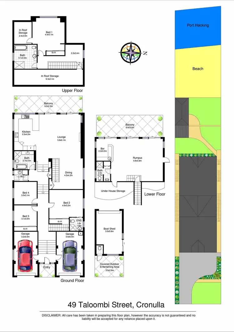 Floorplan of Homely house listing, 49 Taloombi St, Cronulla NSW 2230