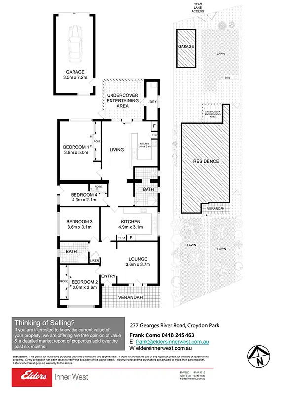 Floorplan of Homely house listing, 277 Georges River Road, Croydon Park NSW 2133
