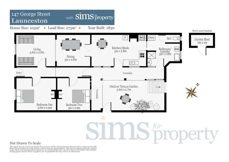 Floorplan of Homely house listing, 147 George Street, Launceston TAS 7250