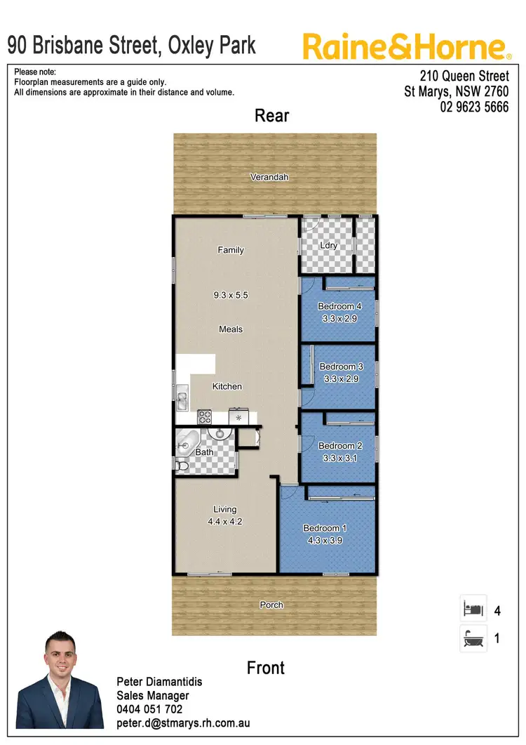 Floorplan of Homely house listing, 90 BRISBANE STREET, Oxley Park NSW 2760