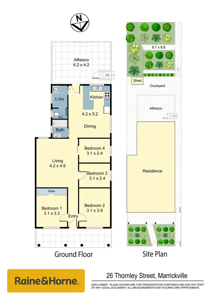 Floorplan of Homely house listing, 26 Thornley Street, Marrickville NSW 2204