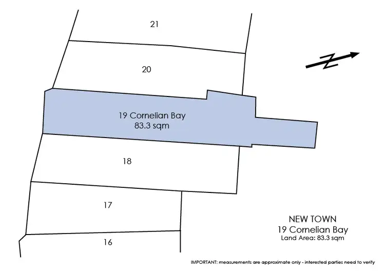 Floorplan of Homely studio listing, 19 Cornelian Bay, New Town TAS 7008
