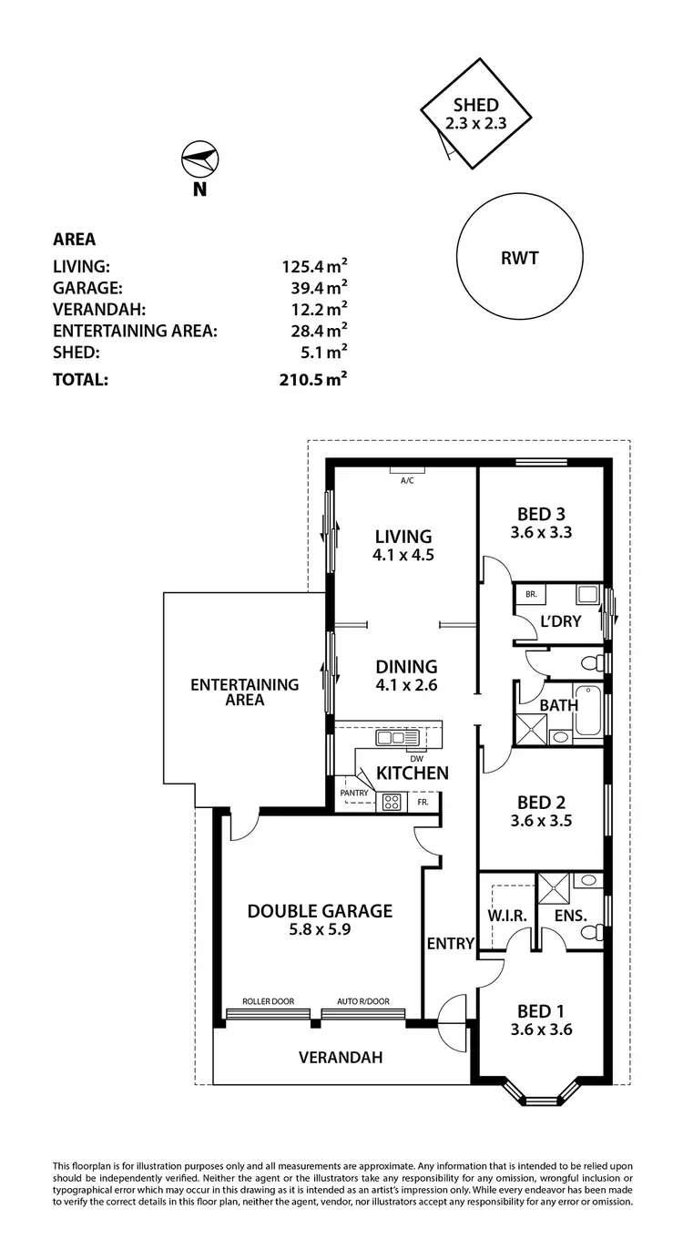 Floorplan of Homely house listing, 11 St Andrews Drive, Strathalbyn SA 5255