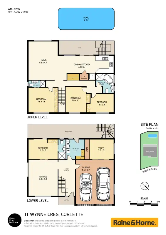 Floorplan of Homely house listing, 11 Wynne Crescent, Corlette NSW 2315