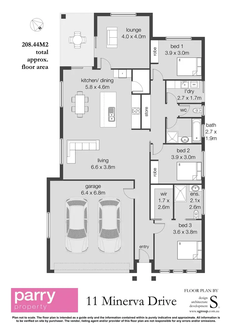 Floorplan of Homely house listing, 11 Minerva Drive, Perth TAS 7300