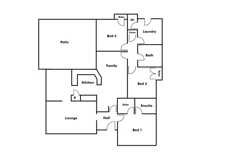 Floorplan of Homely house listing, 34 Megiddo Way, Duncraig WA 6023