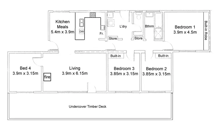Floorplan of Homely house listing, 135 Beasley Road, Oakbank SA 5243