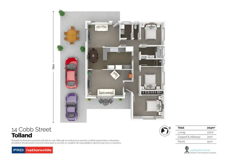 Floorplan of Homely house listing, 14 Cobb Street, Tolland NSW 2650