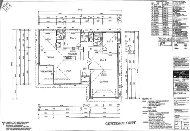 Floorplan of Homely house listing, 8 Oregon Court, Cooroy QLD 4563