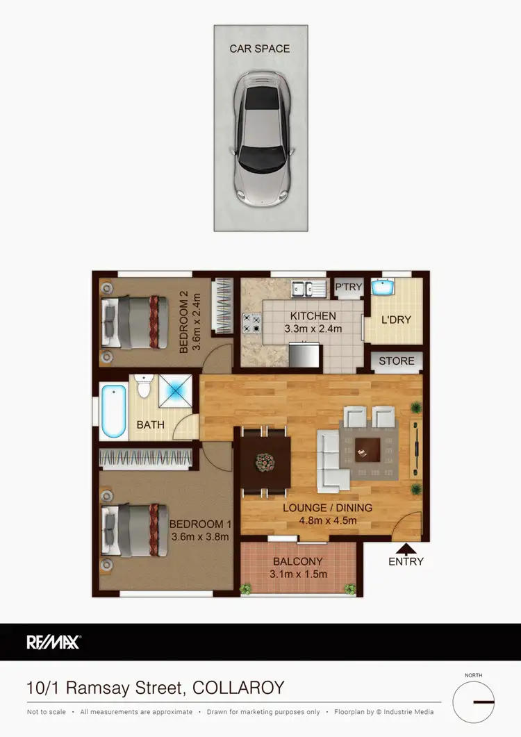 Floorplan of Homely unit listing, 10/1 Ramsay St, Collaroy NSW 2097