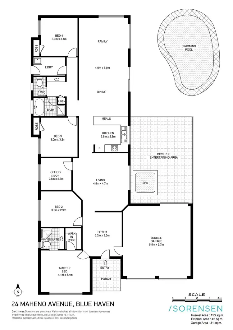 Floorplan of Homely house listing, 24 Maheno Avenue, Blue Haven NSW 2262